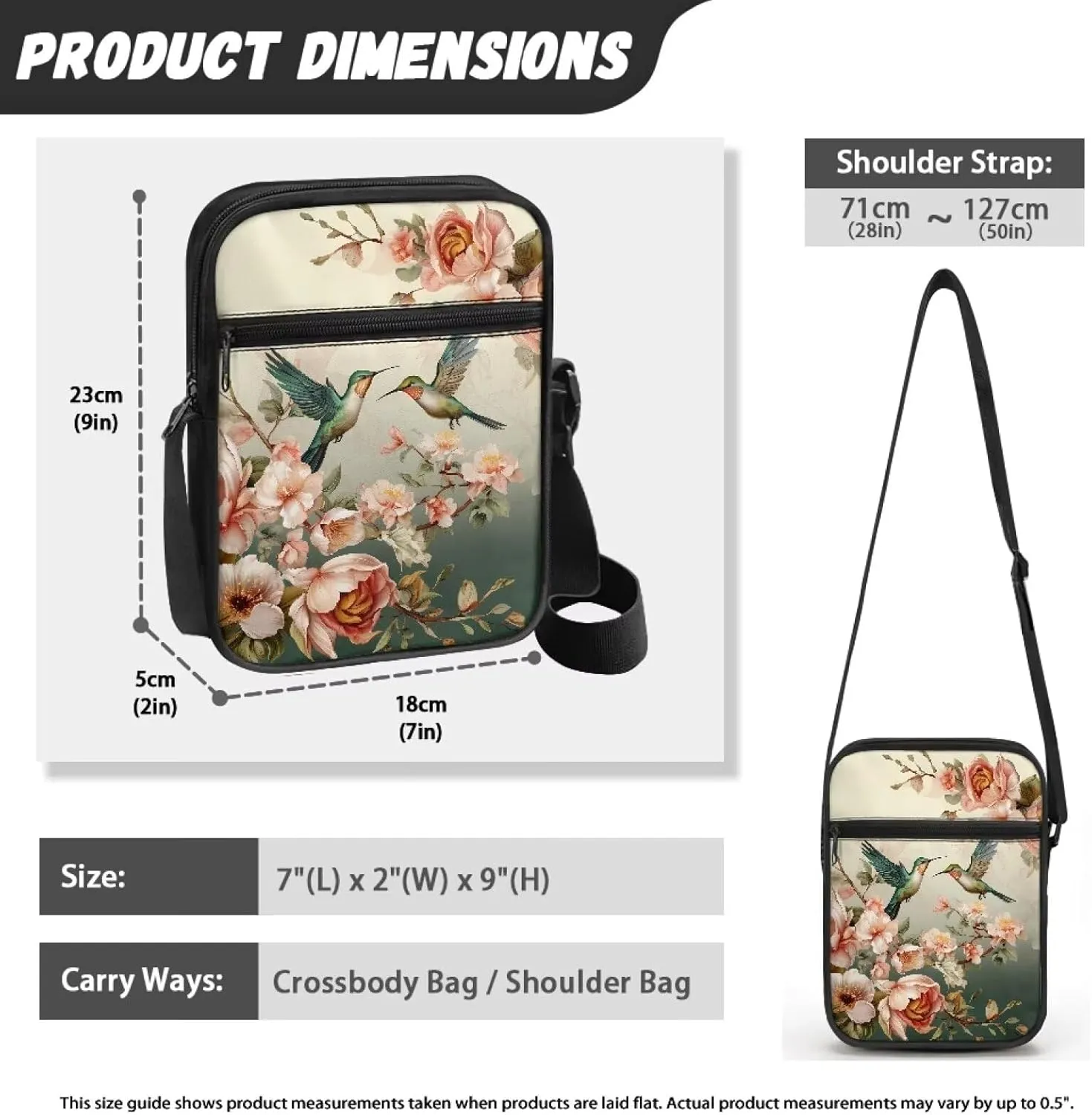 Messenger Bag for Women Crossbody Shoulder Bag Medium Satchel Bag Purse Cell Phone Bag