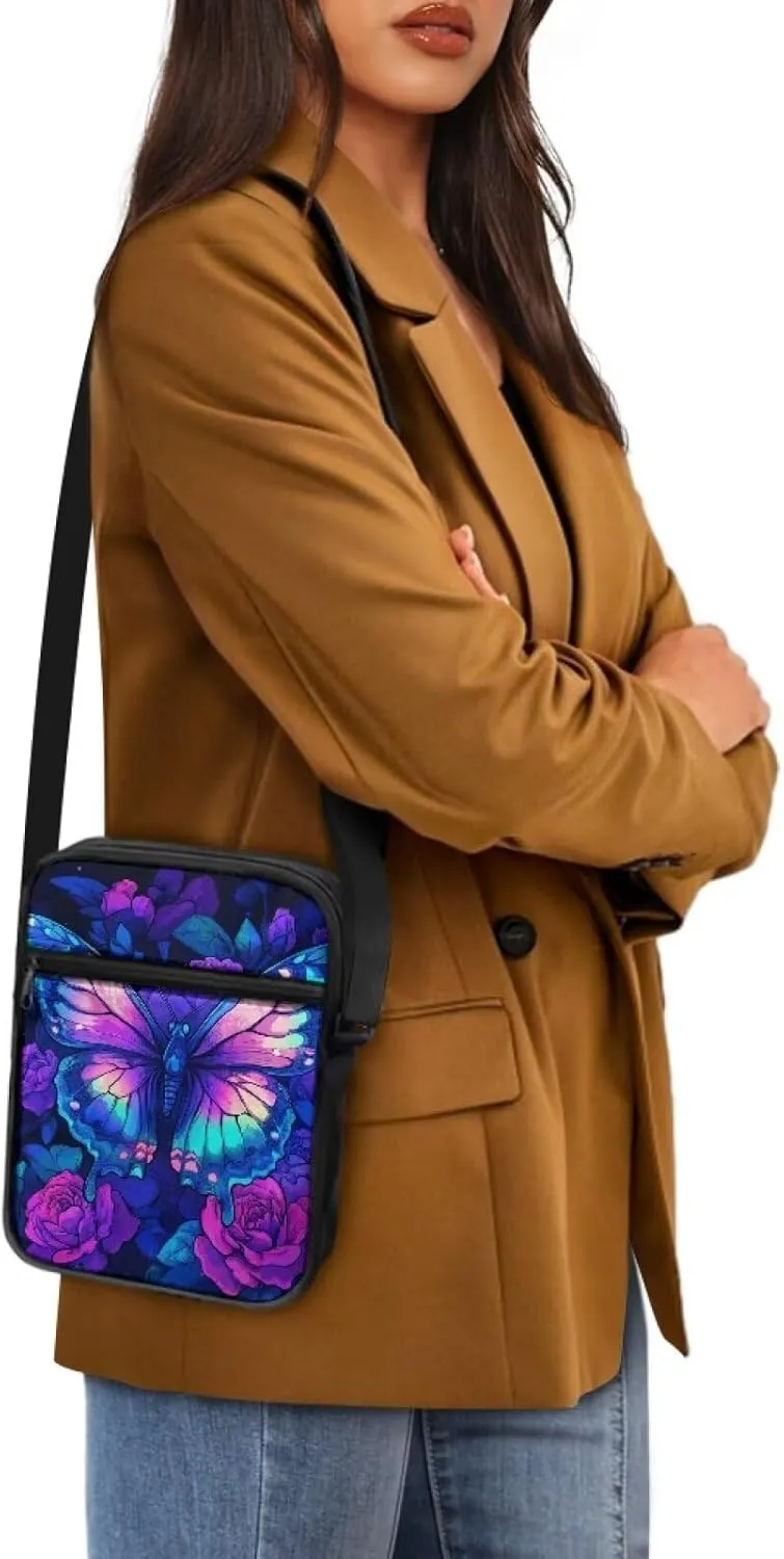 Messenger Bag for Women Crossbody Shoulder Bag Medium Satchel Bag Purse Cell Phone Bag