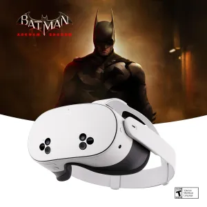 Meta Quest 3S 256GB — Get Batman: Arkham Shadow and a 3-Month Trial of Meta Horizon  Included — All-in-One Headset