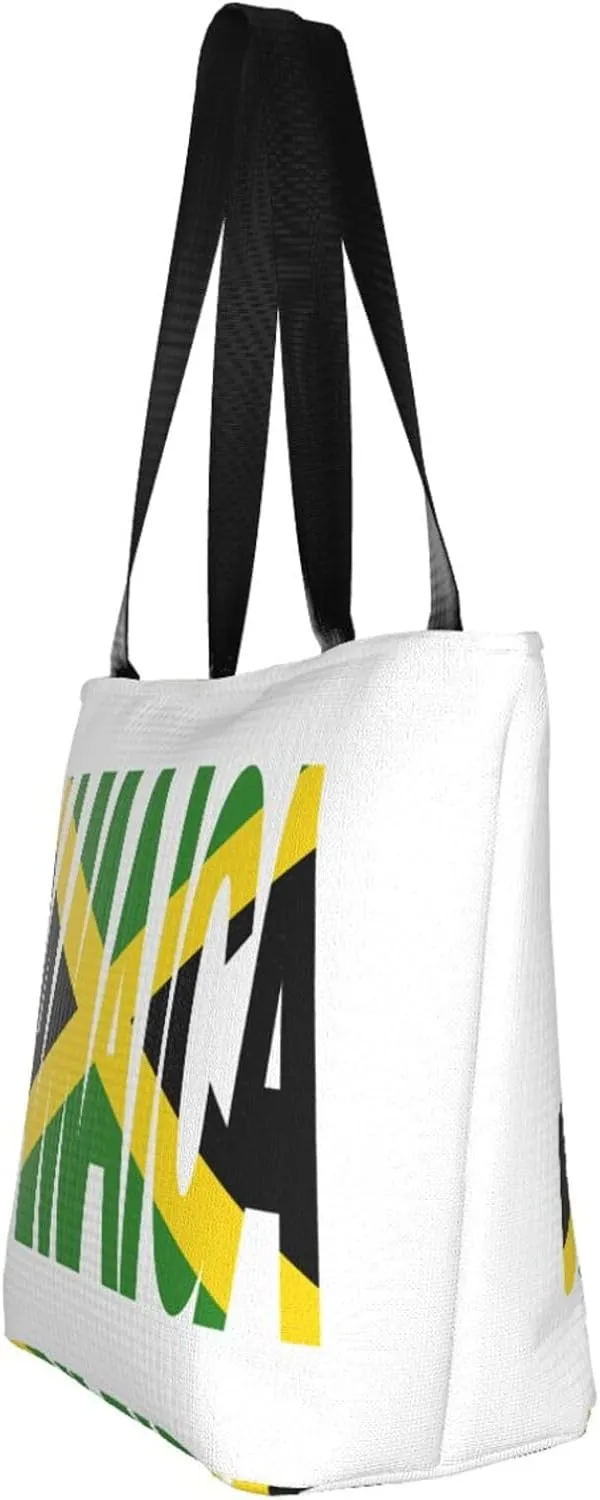 Mexican American Flag Women's Tote Bag Lightweight Shoulder Bag Shopping Handbag Large Capacity Handbag With Zipper