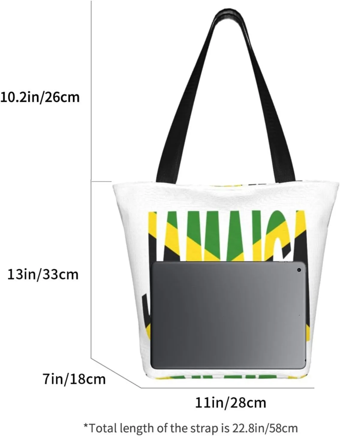 Mexican American Flag Women's Tote Bag Lightweight Shoulder Bag Shopping Handbag Large Capacity Handbag With Zipper