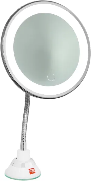 Mikinona 1Pc LED Makeup Mirror with Light Magnification USB Rechargeable Practical Cosmetic Mirror for Home Hotel and Makeup Studios All Occasions