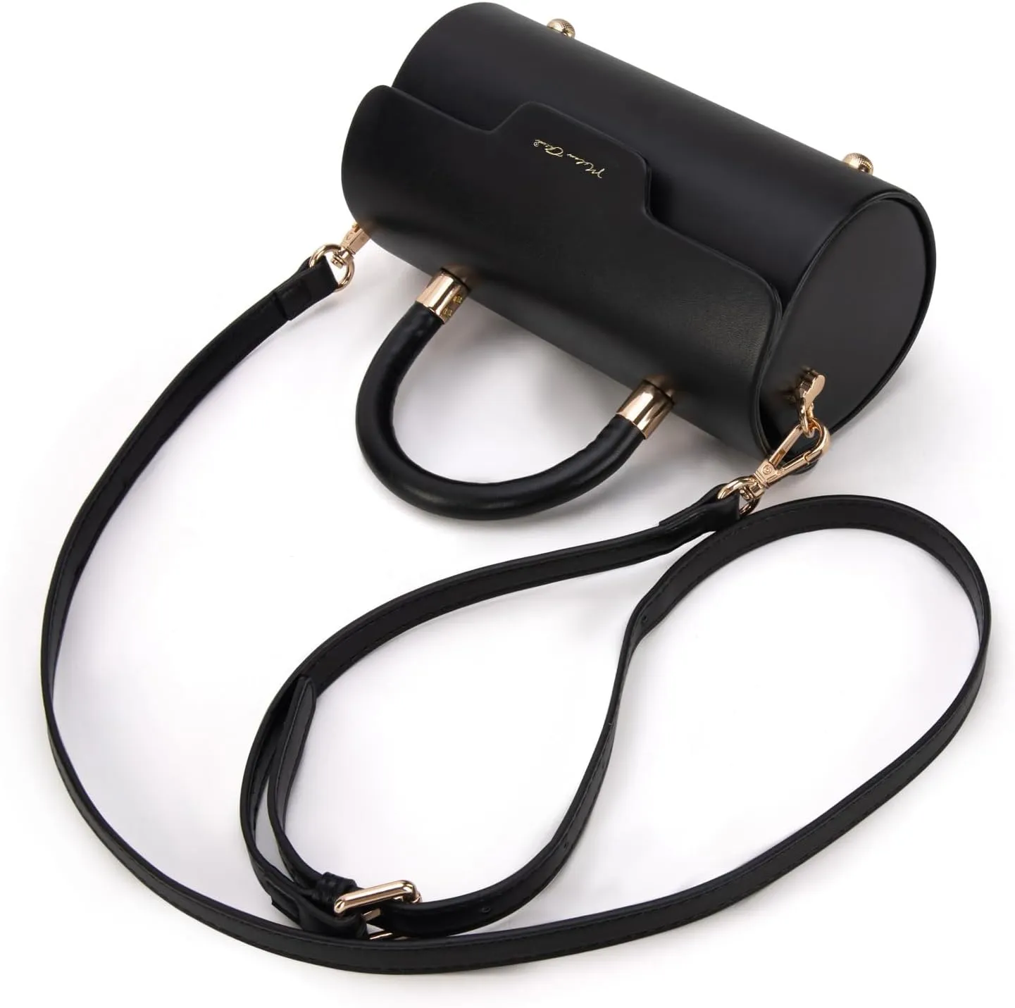 Milan Chiva Small Bags for Women Designer Mini Top Handle Purse Cute Handbags Barrel Shape Purse
