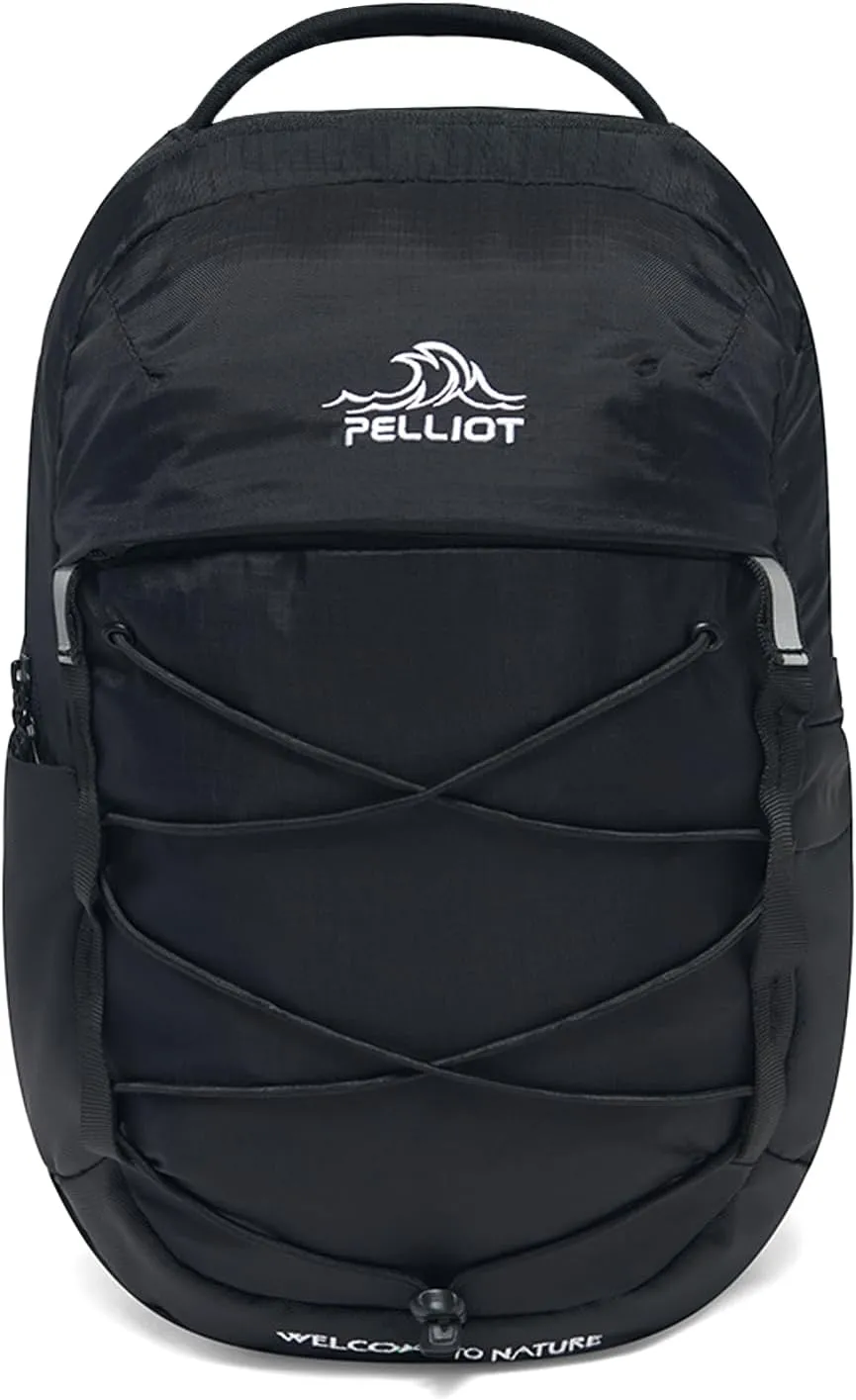 Mini Backpack 10L Water Repellent Casual Daypack Lightweight Hiking Backpack Small Back Pack for Women Men Black