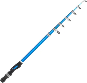 Mini Fishing Rod Kit Compact Portable Rod for Freshwater Saltwater Outdoor Blue 150 Stylish Fishing Gear