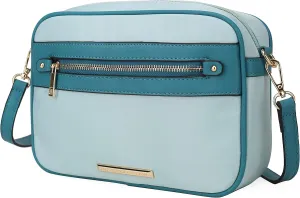 MKF Collection Crossbody Bag for Women Designer Crossover Lady Handbag Messenger Purse