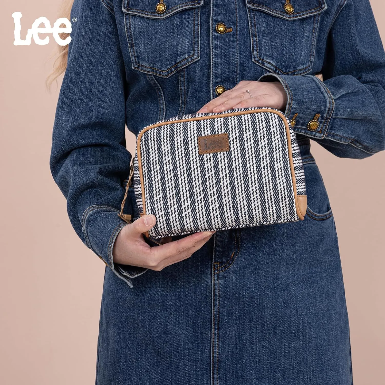 Montana West x Lee Travel Makeup Bag Large Capacity Cosmetic Bag Make up Organizer Case for Women Toiletry Bag Travel Essentials
