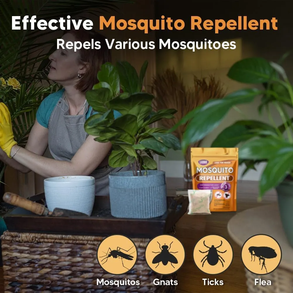 Mosquito Repellent Outdoor Patio, Mosquito Outdoor Control, Natural Mosquito Repellent for Yard, Long Lasting Mosquito Repeller-8 Packs