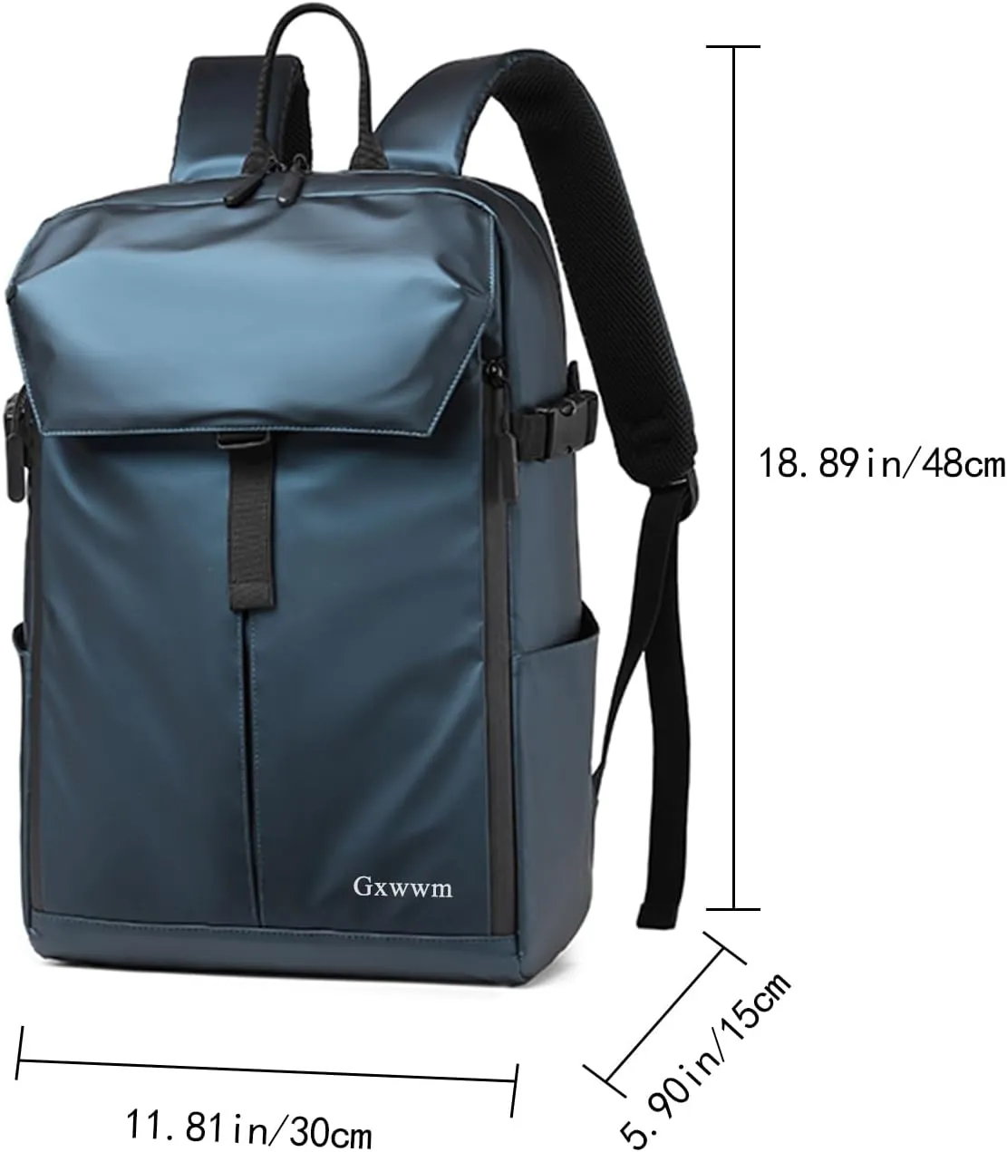 Motorcycle Helmet Backpack Bag for Men - Waterproof PU, Breathable, Fashionable, Large Capacity, Laptop Travel Bag