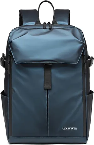 Motorcycle Helmet Backpack Bag for Men - Waterproof PU, Breathable, Fashionable, Large Capacity, Laptop Travel Bag