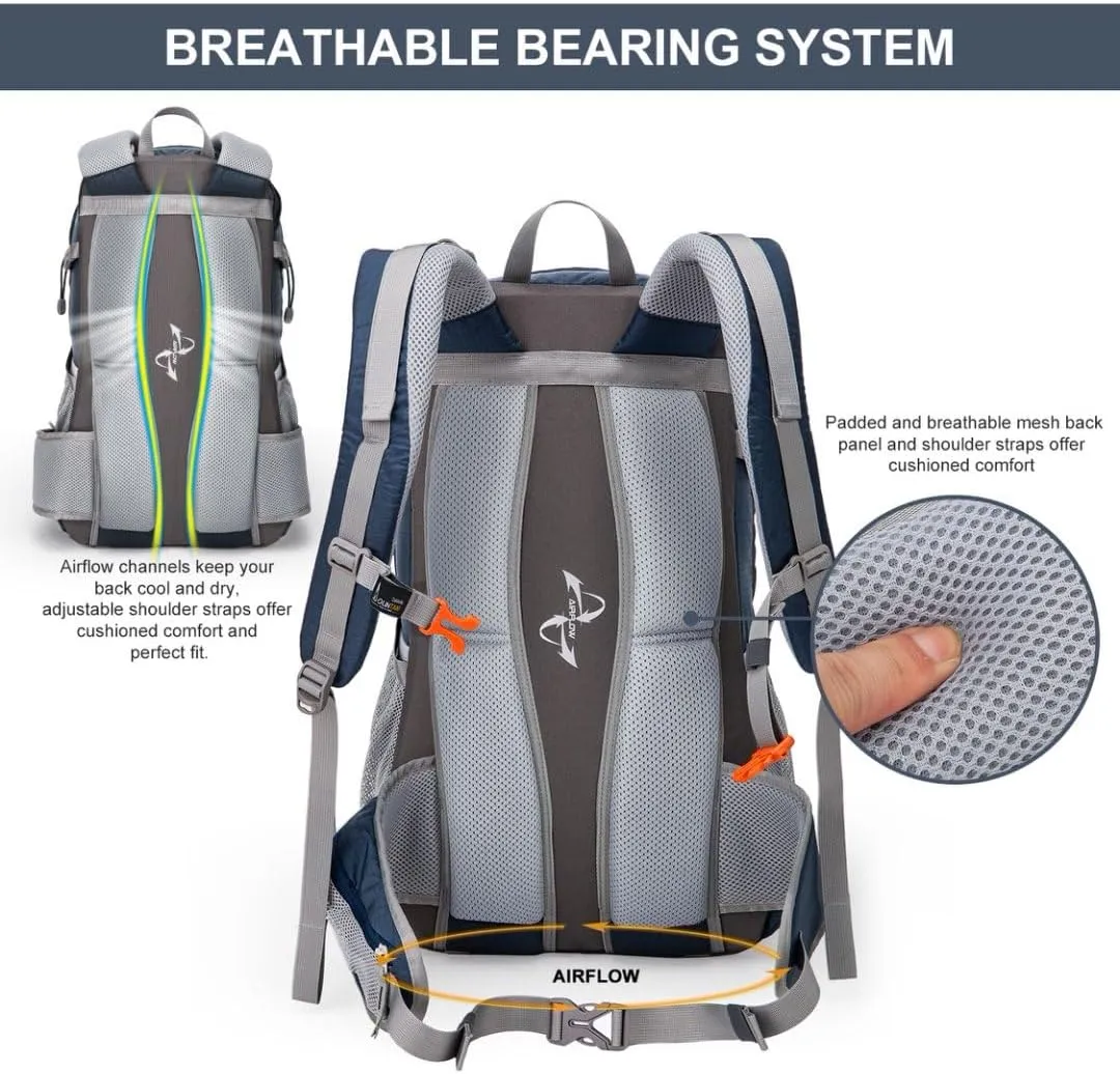 MOUNTAINTOP 40L Hiking Backpack,Lightweight Travel Backpack for Men Women Outdoor Backpacking, Camping