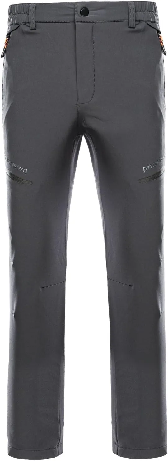 Mr.Stream Men's Water Repellent Tapered Hiking Quick Drying Sports Mountain Moisture Wicking Cycling Pants