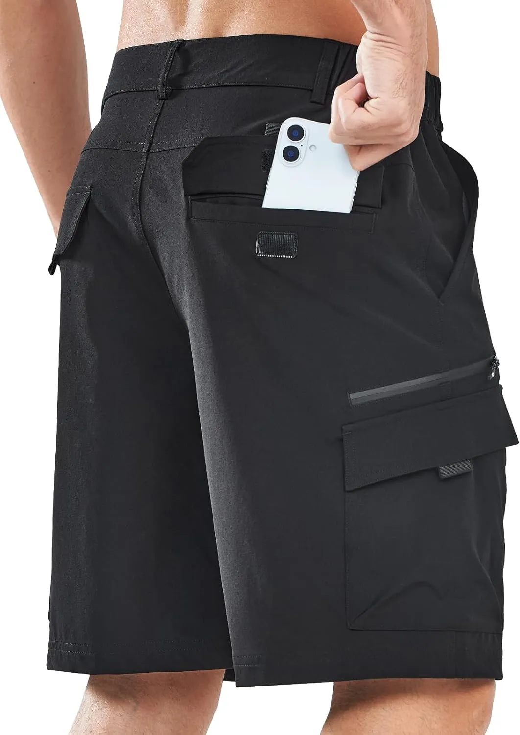 NORTHYARD Men's Casual Cargo Shorts Lightweight 9" Hiking Golf Work Quick Dry Camping Outdoor Travel Fishing with 7 Pockets