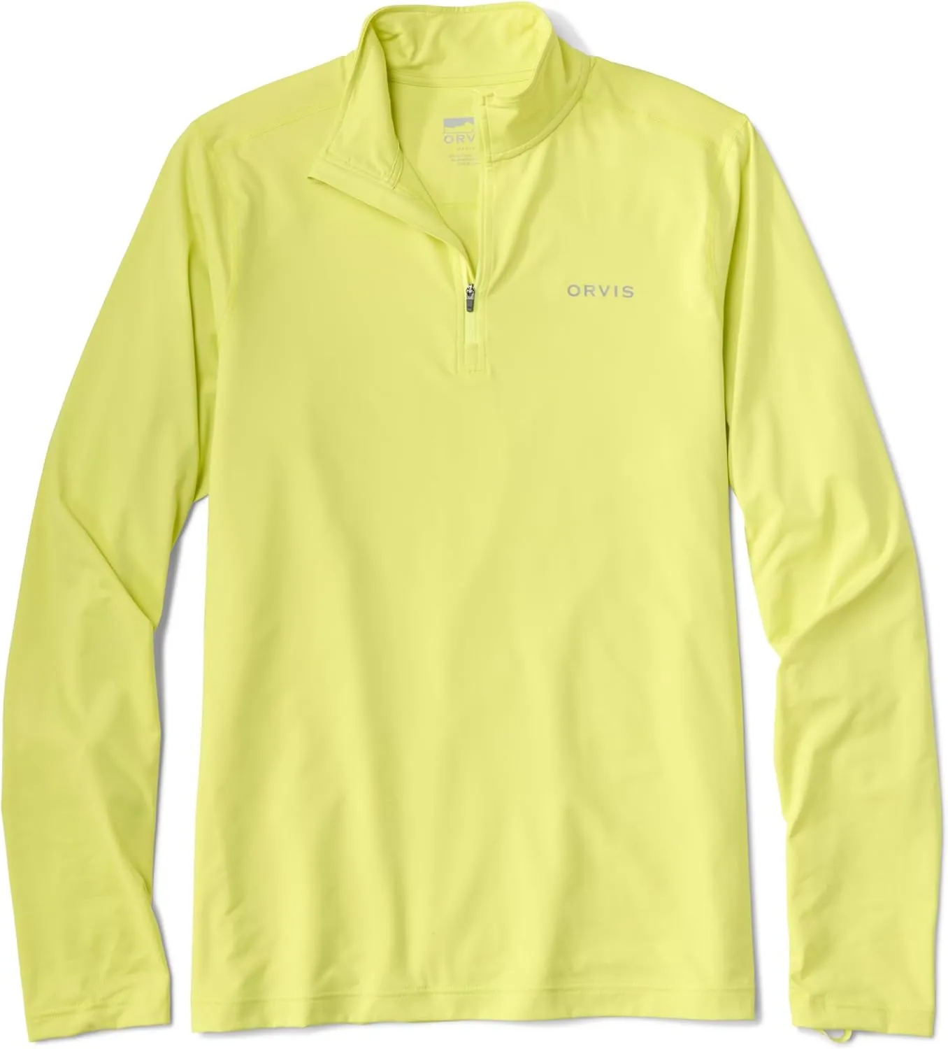 Orvis Sun Defense Quarter Zip Shirt for Men, Athletic Fit, UV Protection, Lightweight Outdoor Apparel for Sun Defense