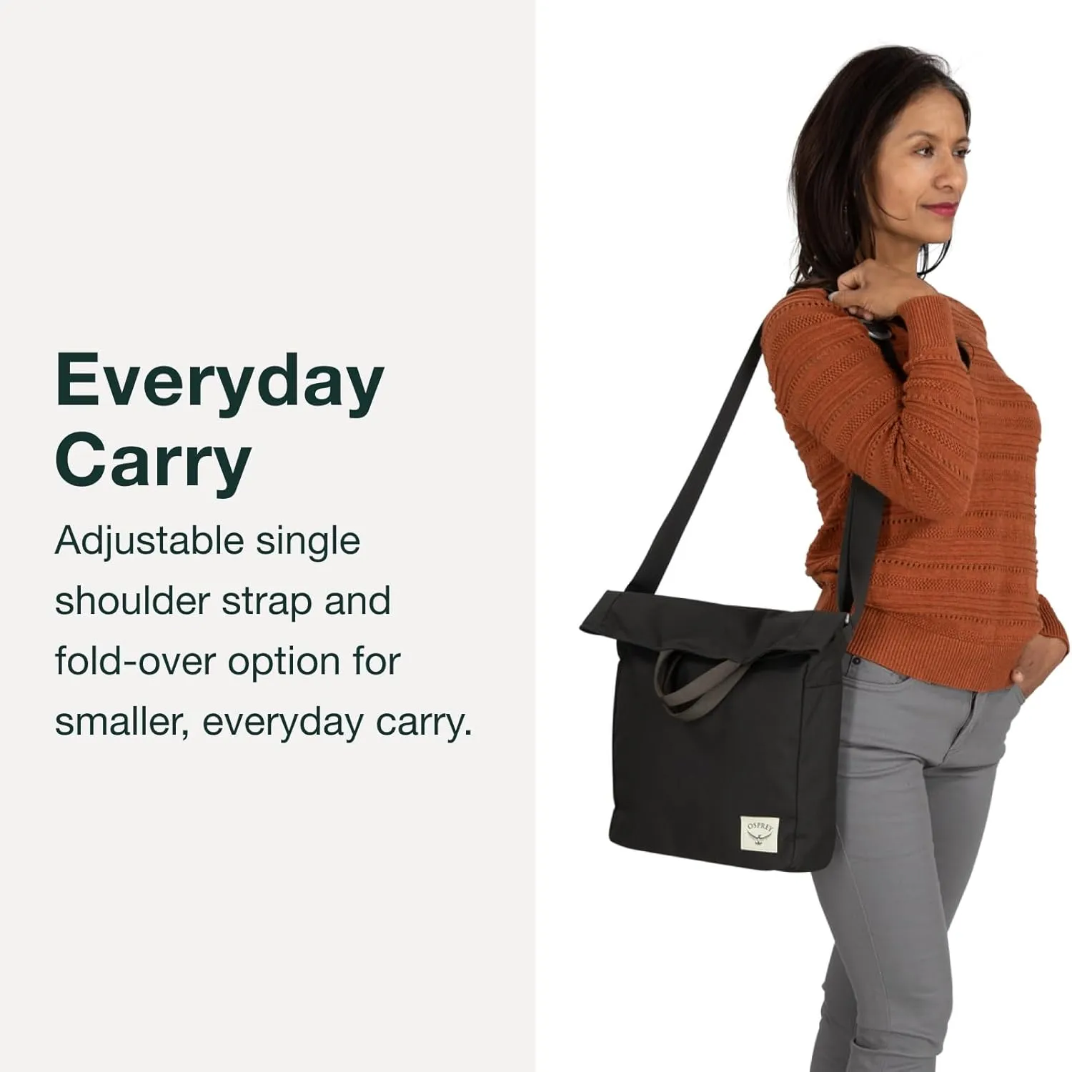 Osprey Arcane Crossbody Messenger Bag, Medium Grey Heather