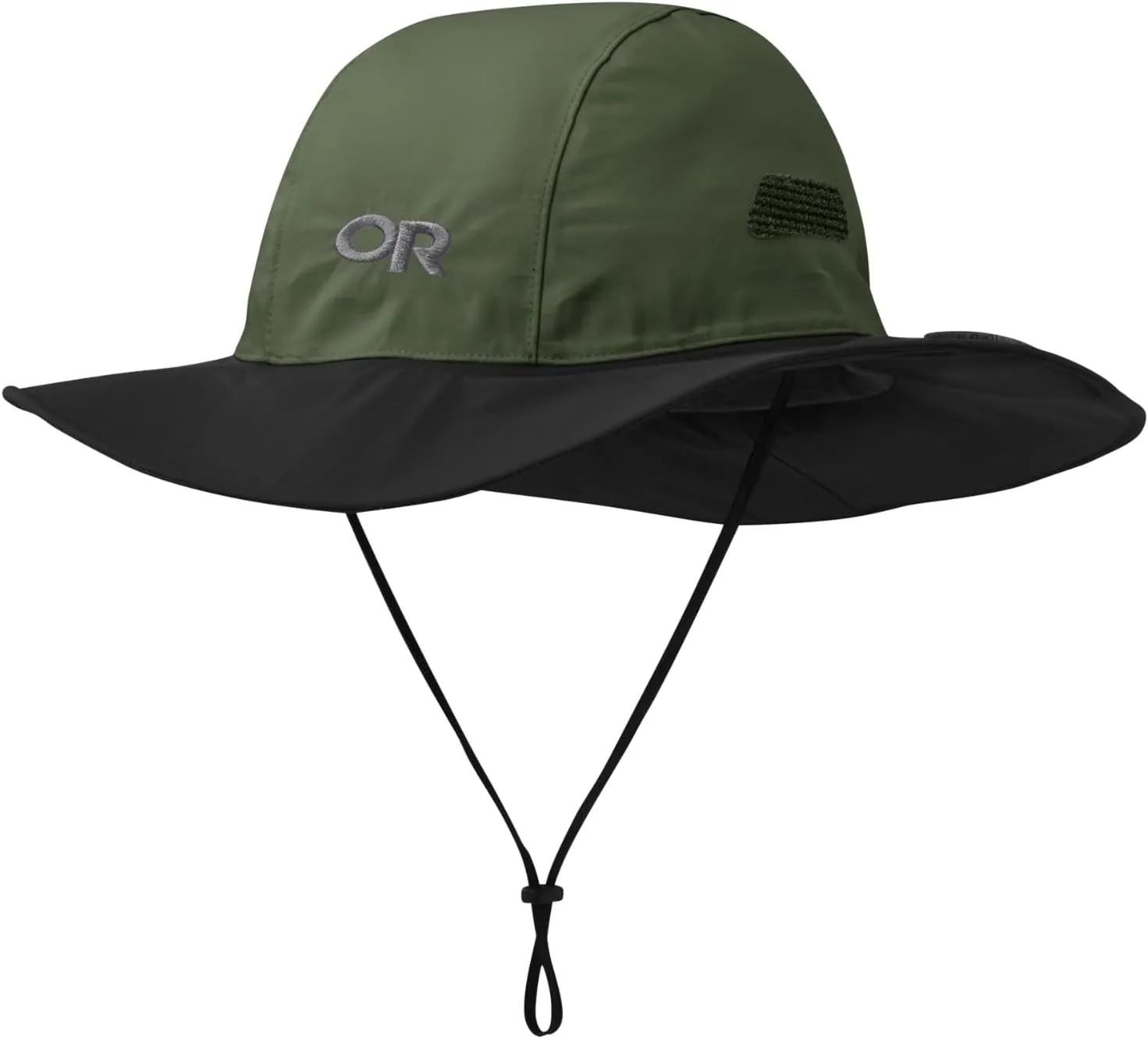 Outdoor Research Unisex Seattle Rain Hat, Fatigue/Black, S