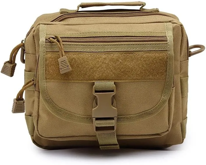 Outdoor Sports Gear Molle Assault Combat Hiking Pack Accessory Camouflage Kit Pouch Tactical Small Sling Bag