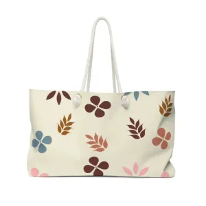 Oversized Polyester Weekender Floral Pattern Bag