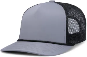 Pacific Headwear Weekender Trucker Cap-Stylish Rope Hat Design for Outdoor Adventures and Leisure Activities