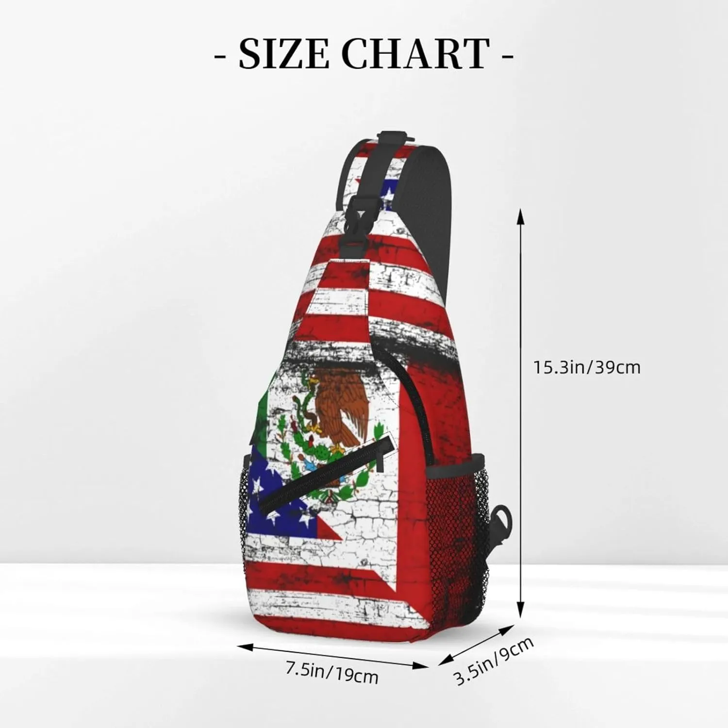 Panamanian Girl Messy Hair Sunglasses Panama Pride Sling Bag Adjustable Chest Bags Crossbody Bag Shoulder Backpack