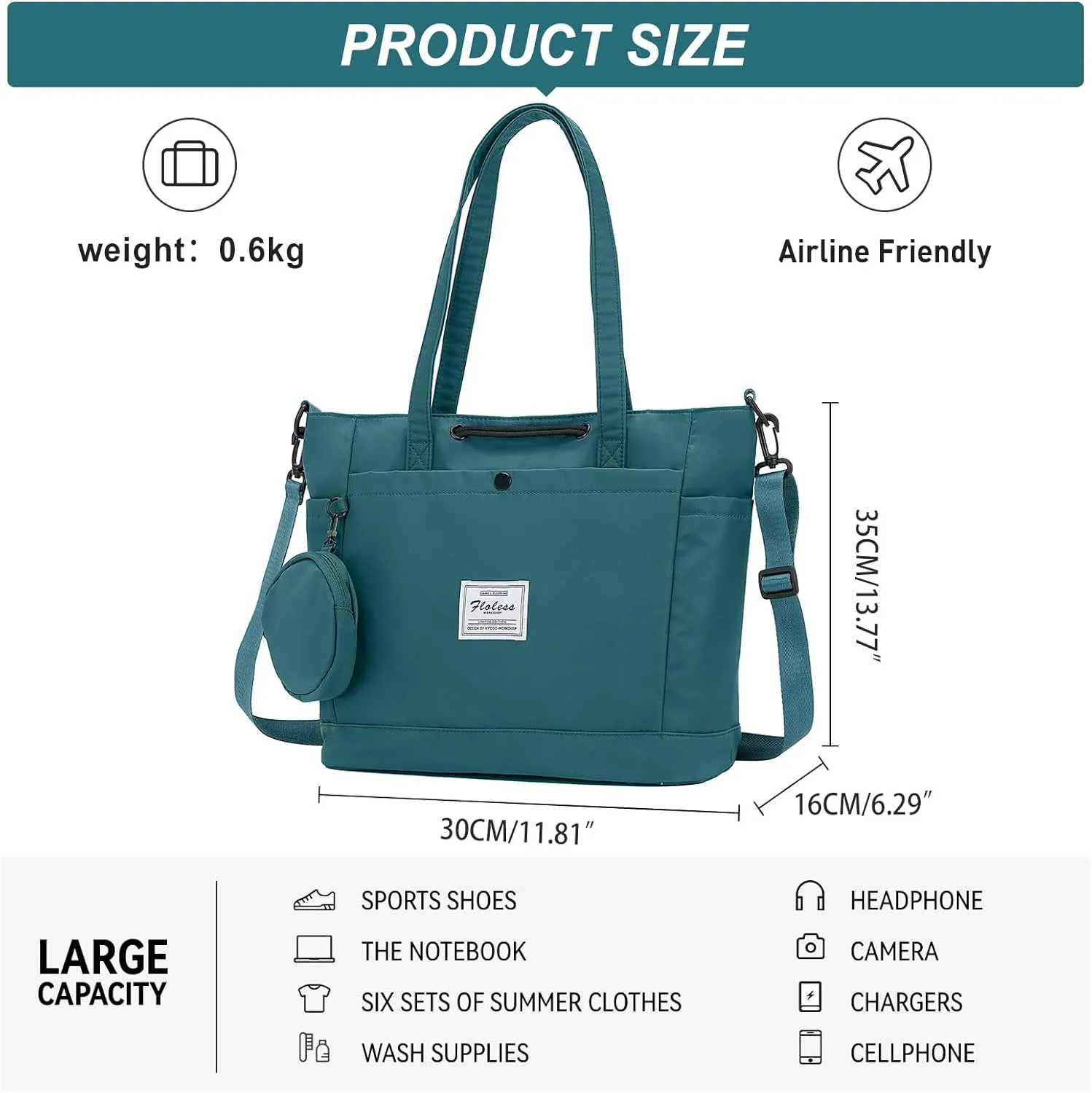 Peacock Sport Fan Duffel Backpack Bag Water Repellent Gym Bag Foldable Men Women with Shoe Compartment for Travel Hiking Camping Outdoor, Work, Carry On Tote bag