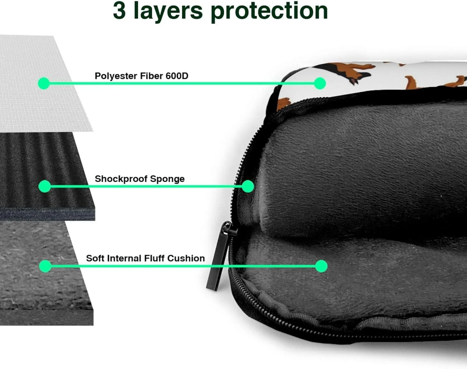 Pentagram Demon Goat Head Laptop Shoulder Bag ​for Men Women, Computer Carrying Case Messenger Bag with Strap