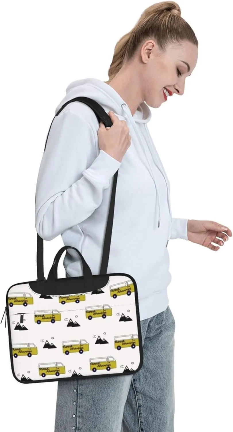 Pentagram Demon Goat Head Laptop Shoulder Bag ​for Men Women, Computer Carrying Case Messenger Bag with Strap