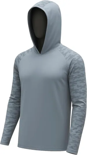 Permethrin Insect Repellent Mens Athletic Hoodies Long Sleeve Fishing Shirts SPF 50  UV Sun Shirt Protection Rash Guard