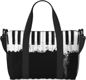 Piano Duffel Bags for Traveling - Lightweight Personal Item Travel Bags, Gym Bags for Men and Women