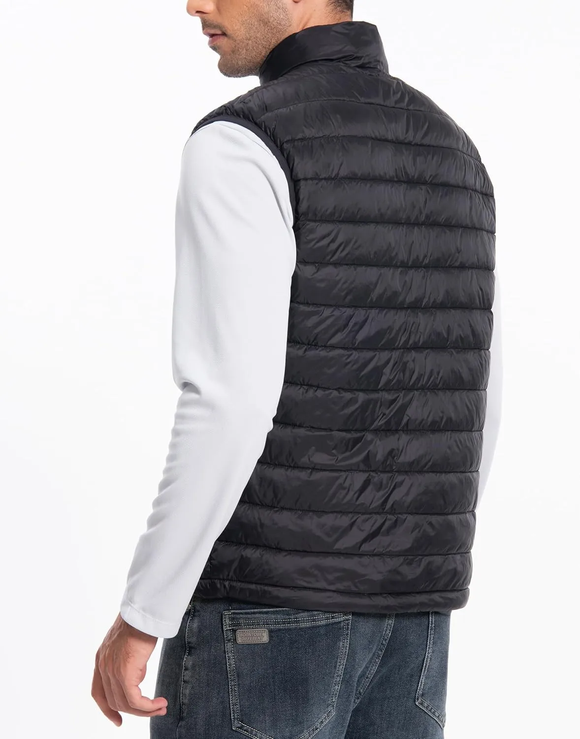 Pioneer Camp Men's Lightweight Puffer Vest Packable Water-Repellent Warm Quilted Sleeveless Outerwear for Work Casual Travel…