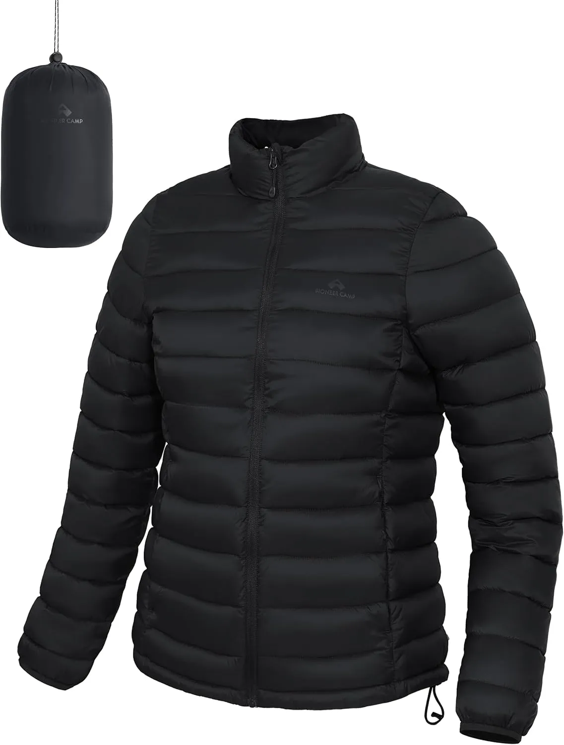 Pioneer Camp Women's Packable Puffer Jacket Winter Lightweight Quilted Coat Water-Repellent Insulated Thermal Warm Outerwear