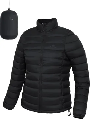 Pioneer Camp Women's Packable Puffer Jacket Winter Lightweight Quilted Coat Water-Repellent Insulated Thermal Warm Outerwear