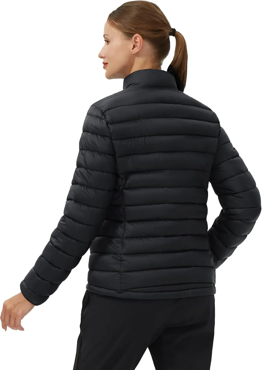 Pioneer Camp Women's Packable Puffer Jacket Winter Lightweight Quilted Coat Water-Repellent Insulated Thermal Warm Outerwear