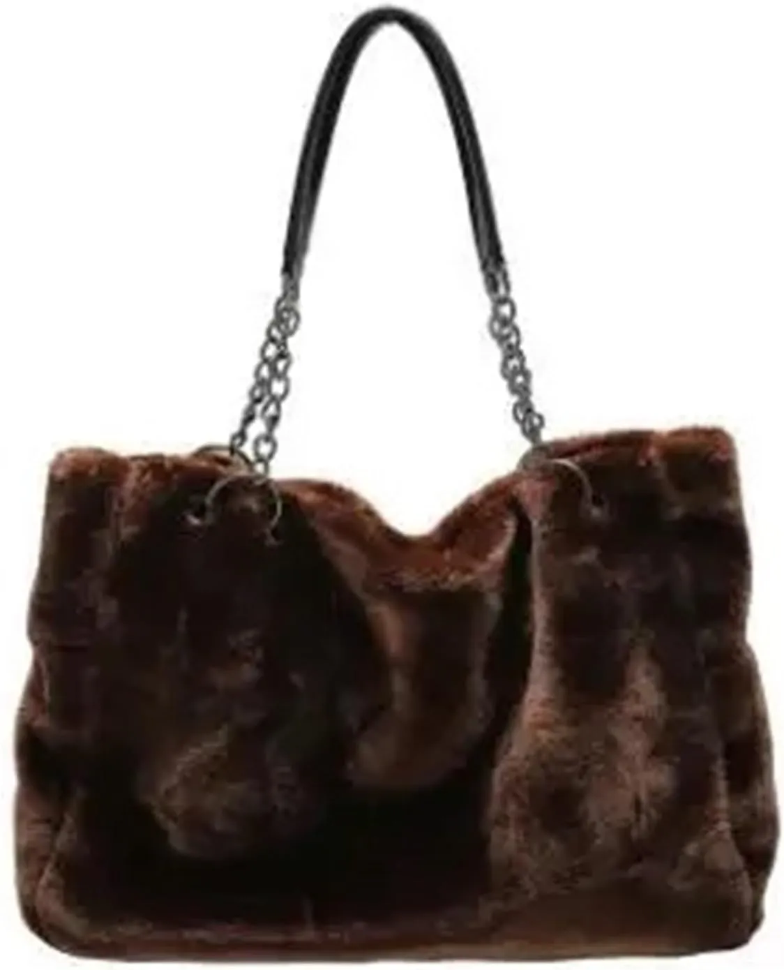 Plush Bag Handbag Fur Big Bag Large Tote Bag for Women Large Capacity Shopping Bag