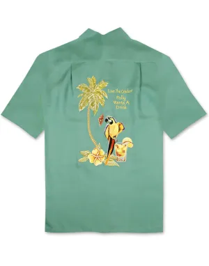 Polly Wants a Drink Embroidered Back Shirt by Weekender