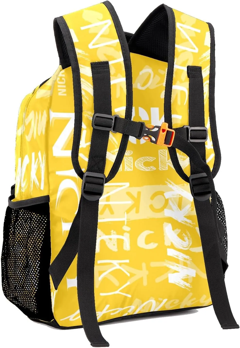 Polyester Personalized School Bookbag with Name Text Waterproof Custom Elementary Backpack Book Bag for Boys Girls Stylish Customize Back Pack Customized Gift for Kids Back to School