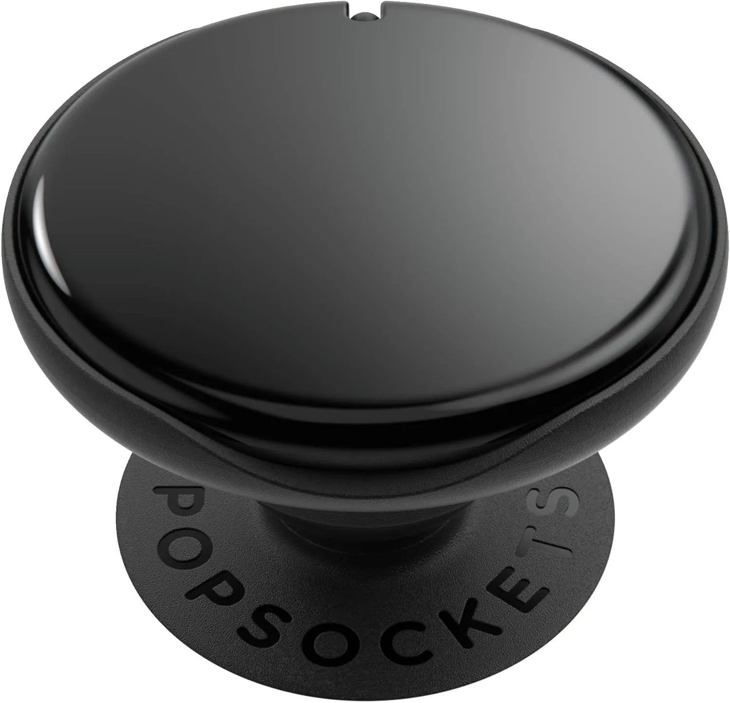 PopSockets PopGrip Mirror - Expanding Stand and Grip with a Swappable Top for Smartphones and Tablets - Black