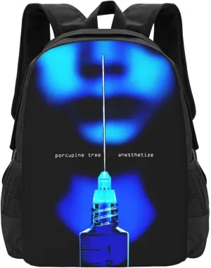 Porcupine Rock Tree Band Backpack Large Capacity Backpacks Minimalist Leisure Travel Daypack 12.5X5.5X16.5 inch