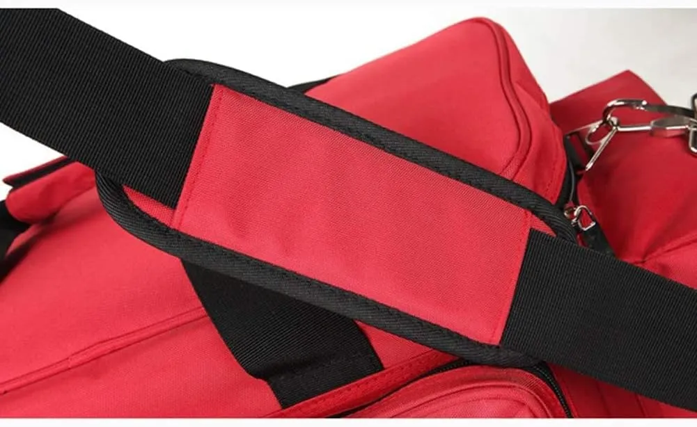 Portable First Aid Bag, With Adjustable Shoulder Strap Nurse Tote Bag, Oxford Cloth Waterproof Large Capacity Backpack For Trauma, Rescue, MedicalL-A