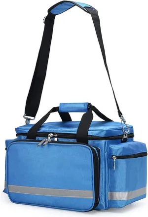 Portable First Aid Bag, With Adjustable Shoulder Strap Nurse Tote Bag, Oxford Cloth Waterproof Large Capacity Backpack For Trauma, Rescue, MedicalL-A