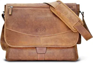Premium Leather Messenger Bag