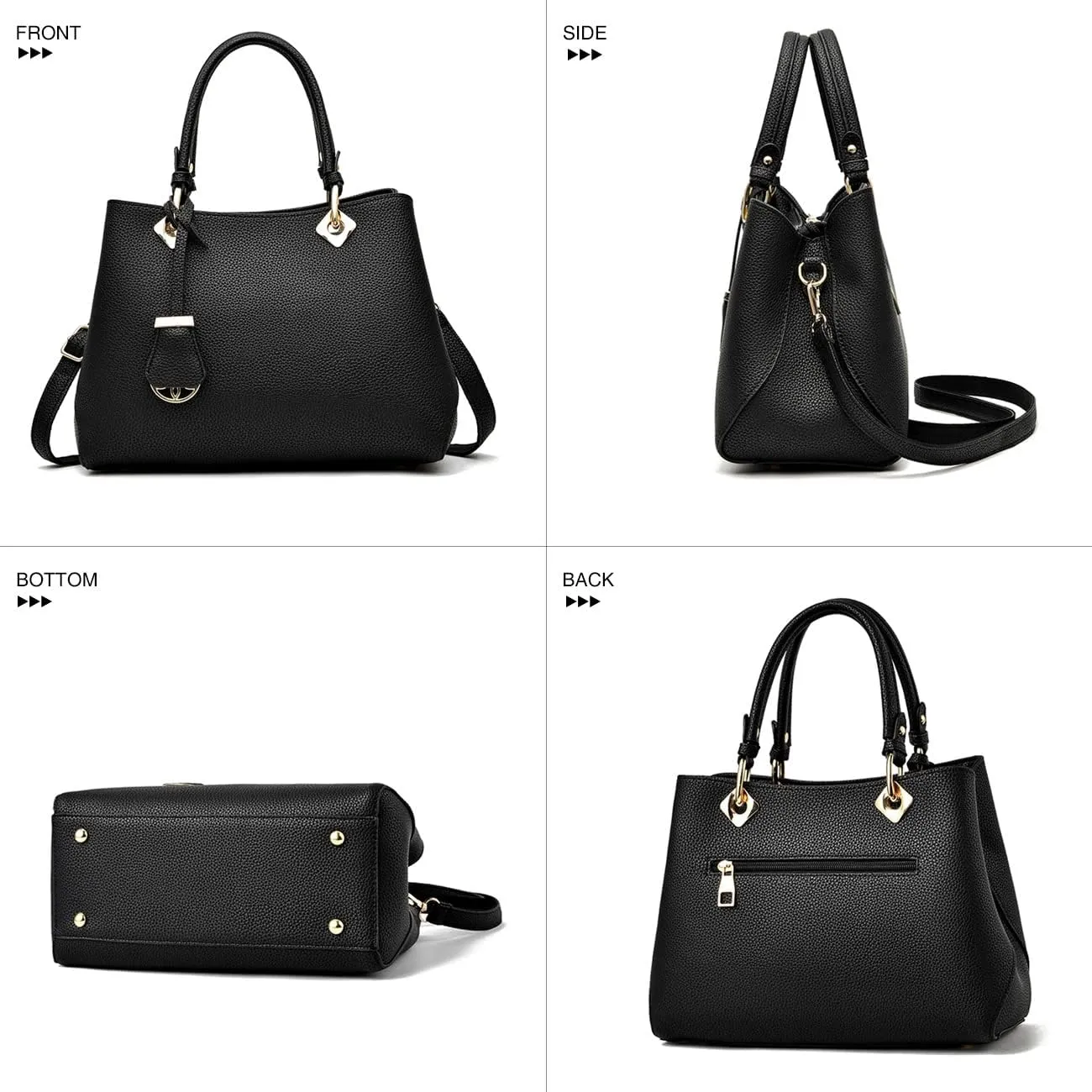 Purses and Handbags for Women Satchel Fashion Ladies Top Handle Shoulder Tote Bags