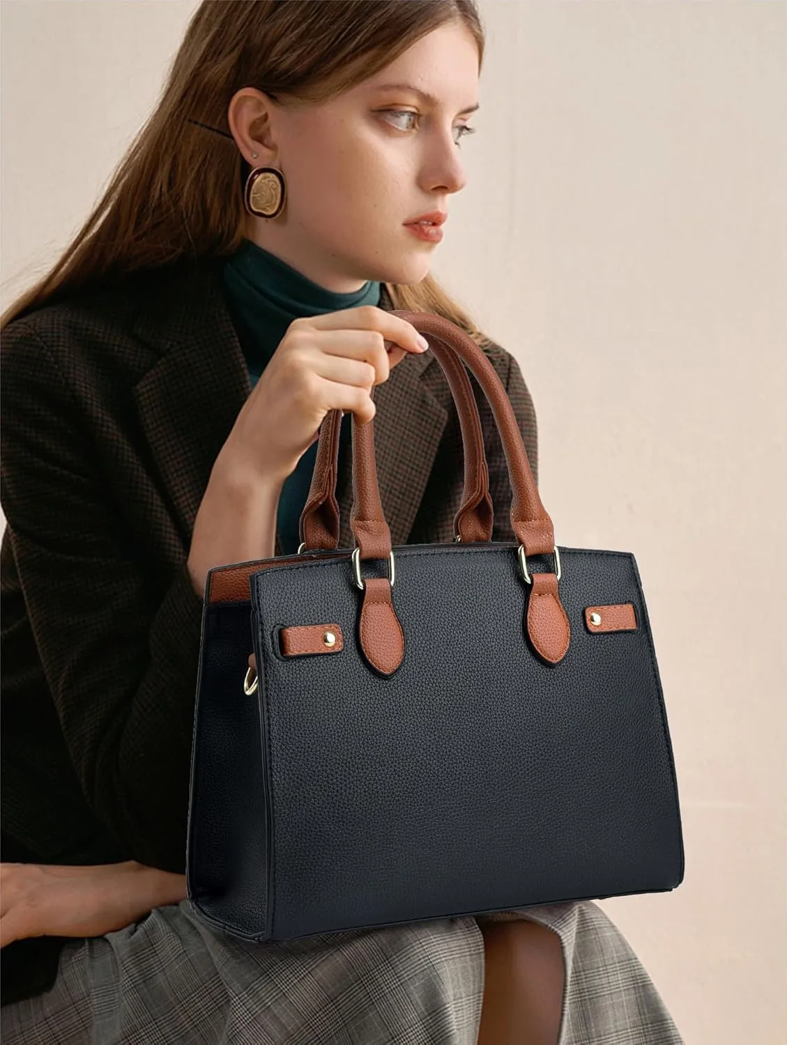 Purses and Handbags for Women Satchel Fashion Ladies Top Handle Shoulder Tote Bags