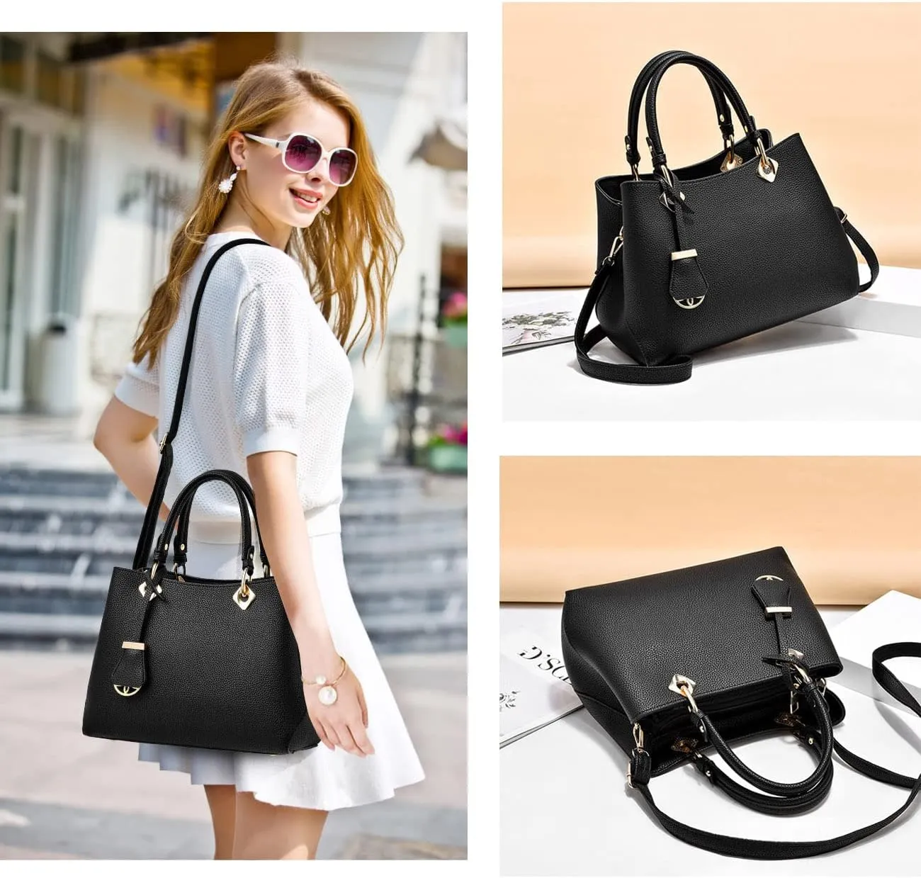 Purses and Handbags for Women Satchel Fashion Ladies Top Handle Shoulder Tote Bags