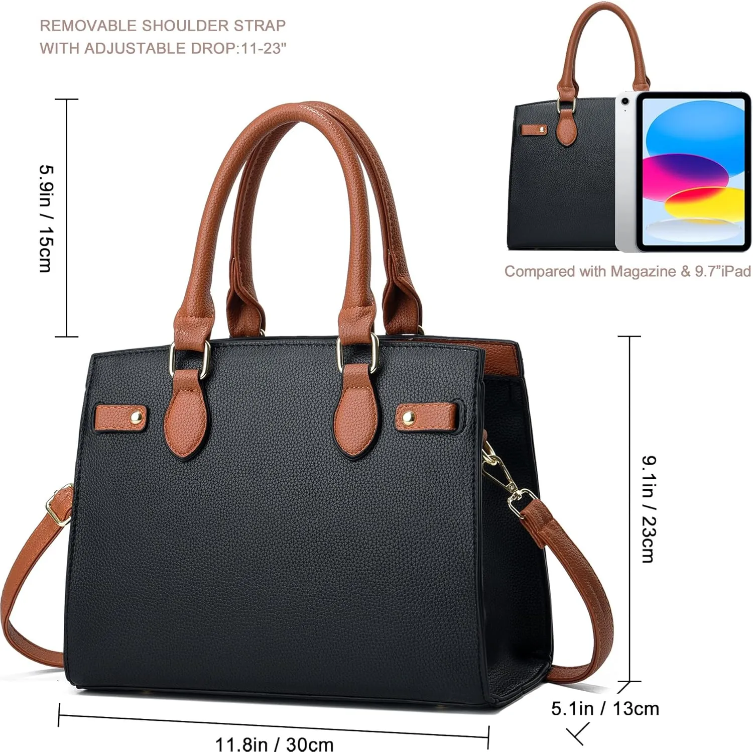 Purses and Handbags for Women Satchel Fashion Ladies Top Handle Shoulder Tote Bags