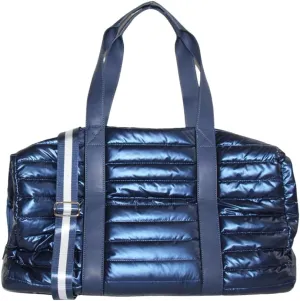 Quilted Puffer Weekender Bag - Stylish Travel Duffle for Women | Fits Under Seat | Perfect Gym   Personal Item Bag