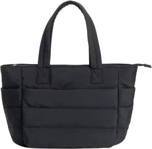 Quilted Tote Bag for Women, Lightweight Puffy Work Bag with Compartment, Quilted Shoulder Bag with Multi Pockets