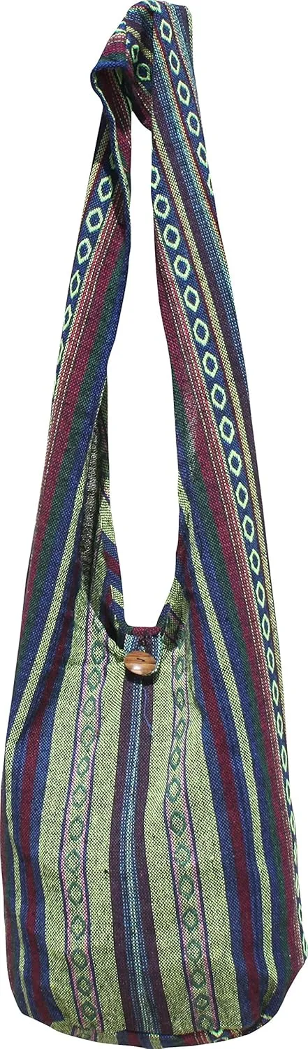RaanPahMuang Thick Soft Cotton Large Yaam Shoulder Mexican Messenger Bag