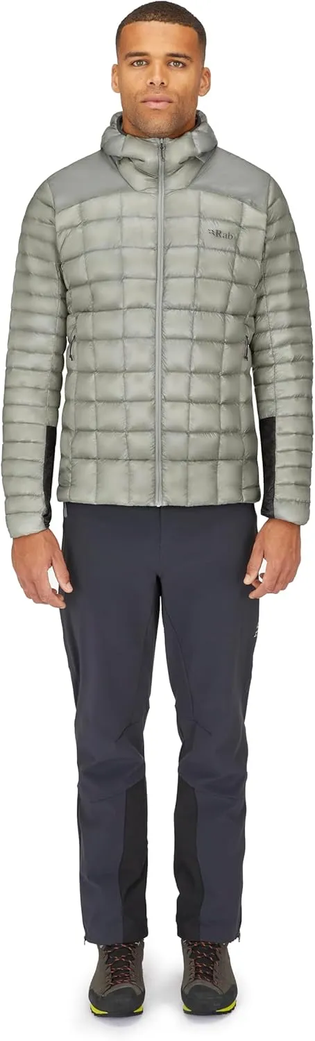 Rab Men's Mythic Alpine Light Jacket - Down Insulated Water-Repellent Windproof Coat for Hiking, Climbing, & Casual