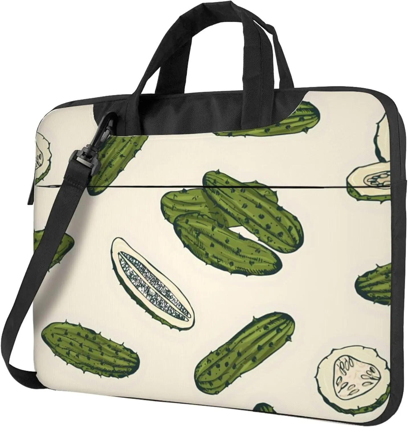 Red Cute Piggy Laptop Shoulder Bag ​for Men Women, Computer Carrying Case Messenger Bag with Strap